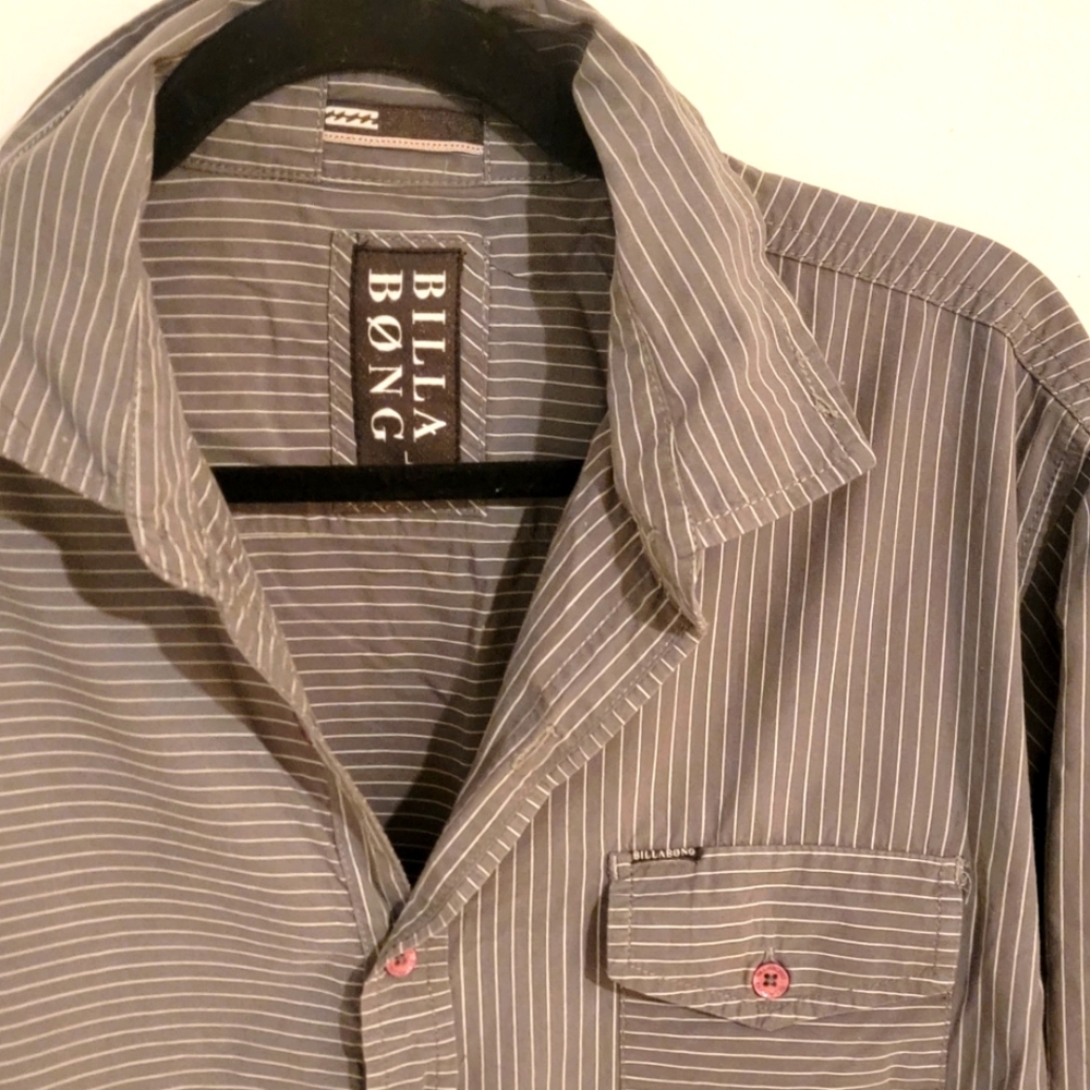 BILLABONG mens long-sleeve Size L - Picture 2 of 6